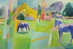 Paisaje, Óleo, Arte contemporáneo, Isabel Gutiérrez